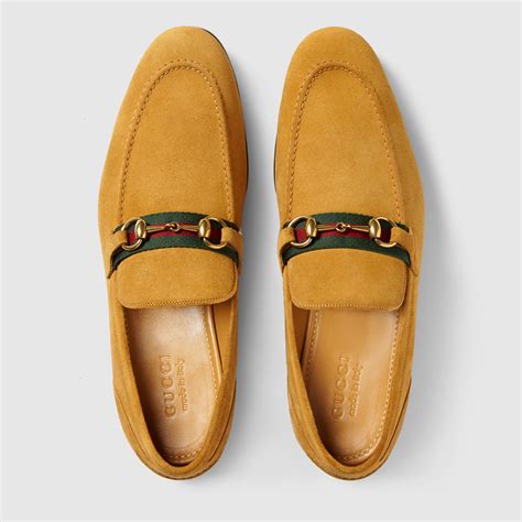 gucci suede mens loafer|Gucci loafers men monogram.